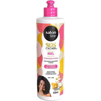 Linha Tratamento (SOS Cachos) Salon Line - Ativador De Cachos Intenso 500 Ml - (Salon Line Treatment (SOS Curls) Collection - Extreme Curl Activator 16.91 Fl Oz)